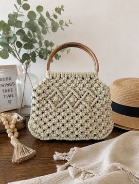 Handmade Macrame Handbag